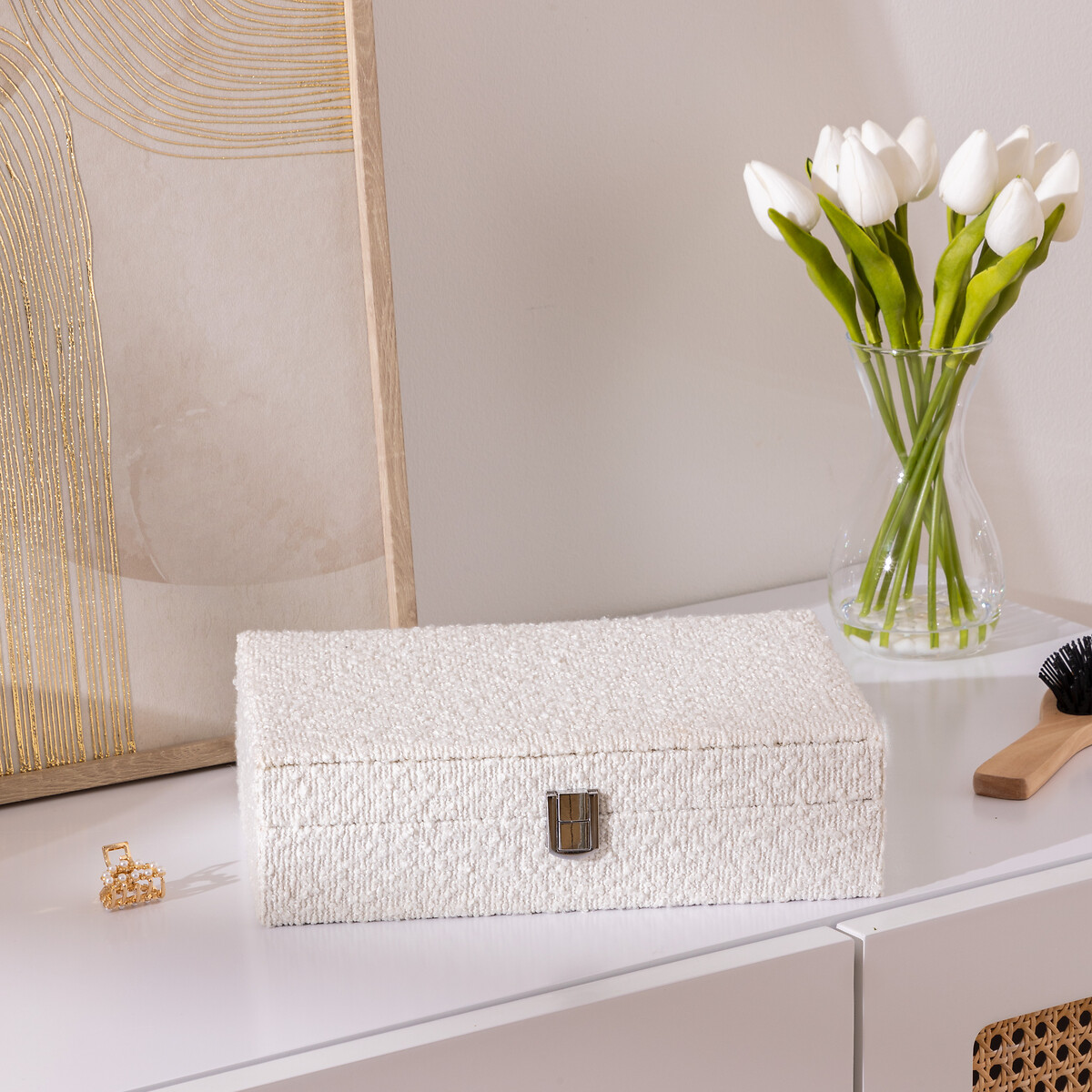 Caixa de bijuteria LOE branca