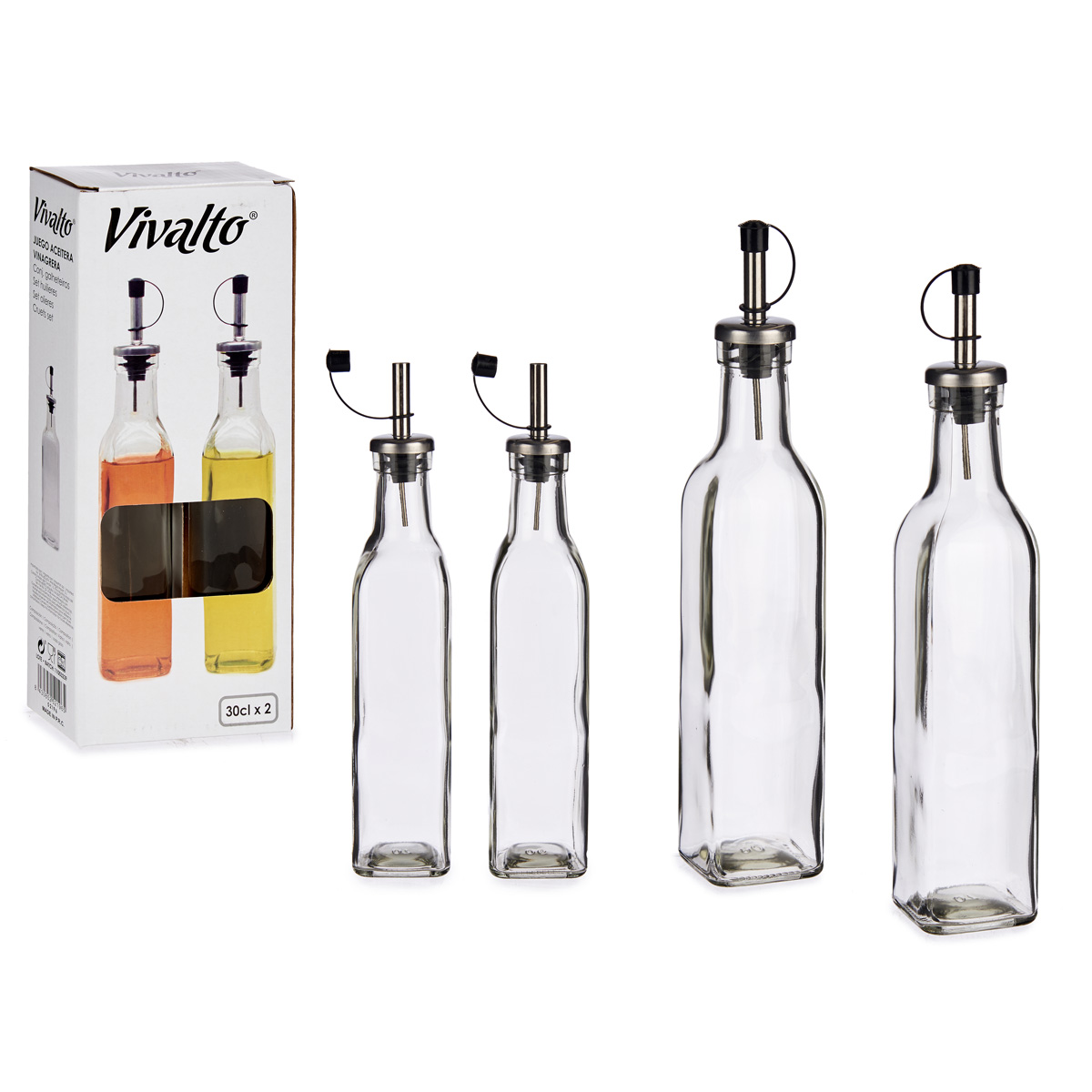 Conjunto de 2 galheteiros 30cl