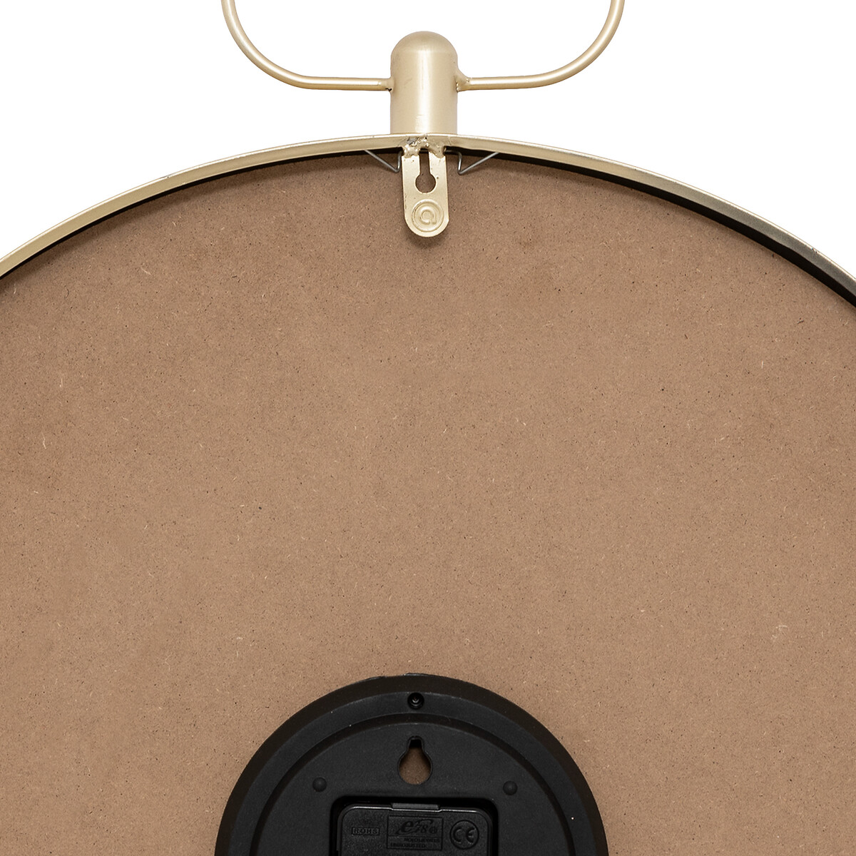 Rel&oacute;gio de parede IRINA dourado em metal 53cm