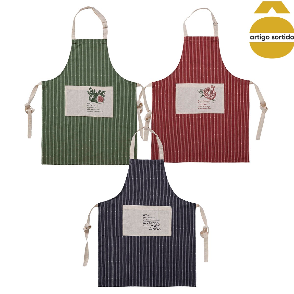 Avental BOHO 60x80cm