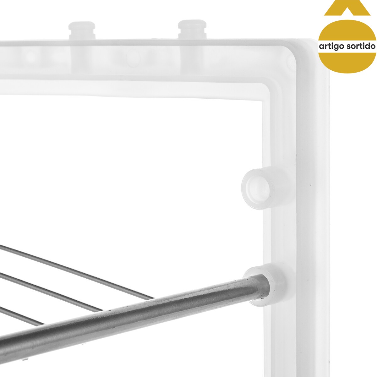 Sapateira em metal empilhável