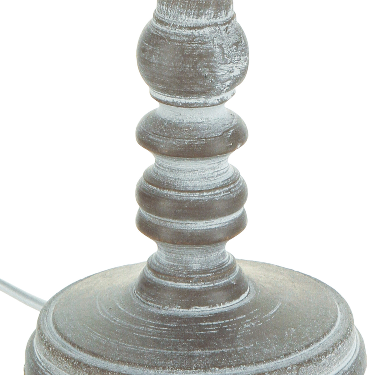 Candeeiro de mesa LEO taupe em madeira