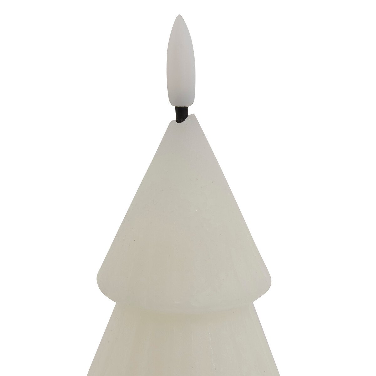 Vela árvore de natal led branco 22,5cm,  Vela árvore de natal led branco 22,5cm