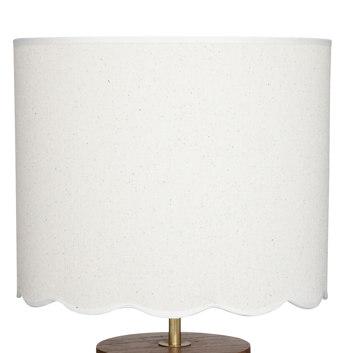 Candeeiro de mesa VANIA castanho em madeira 50cm