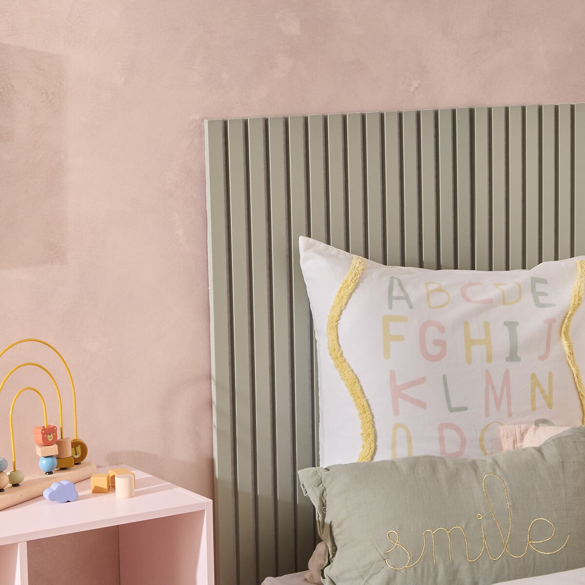 Painel decorativo COLVA verde em mdf 120cm