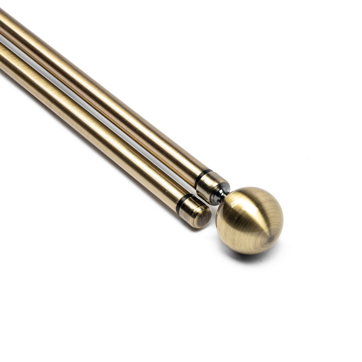 Kit var&atilde;o extens&iacute;vel duplo bronze 210-380cm