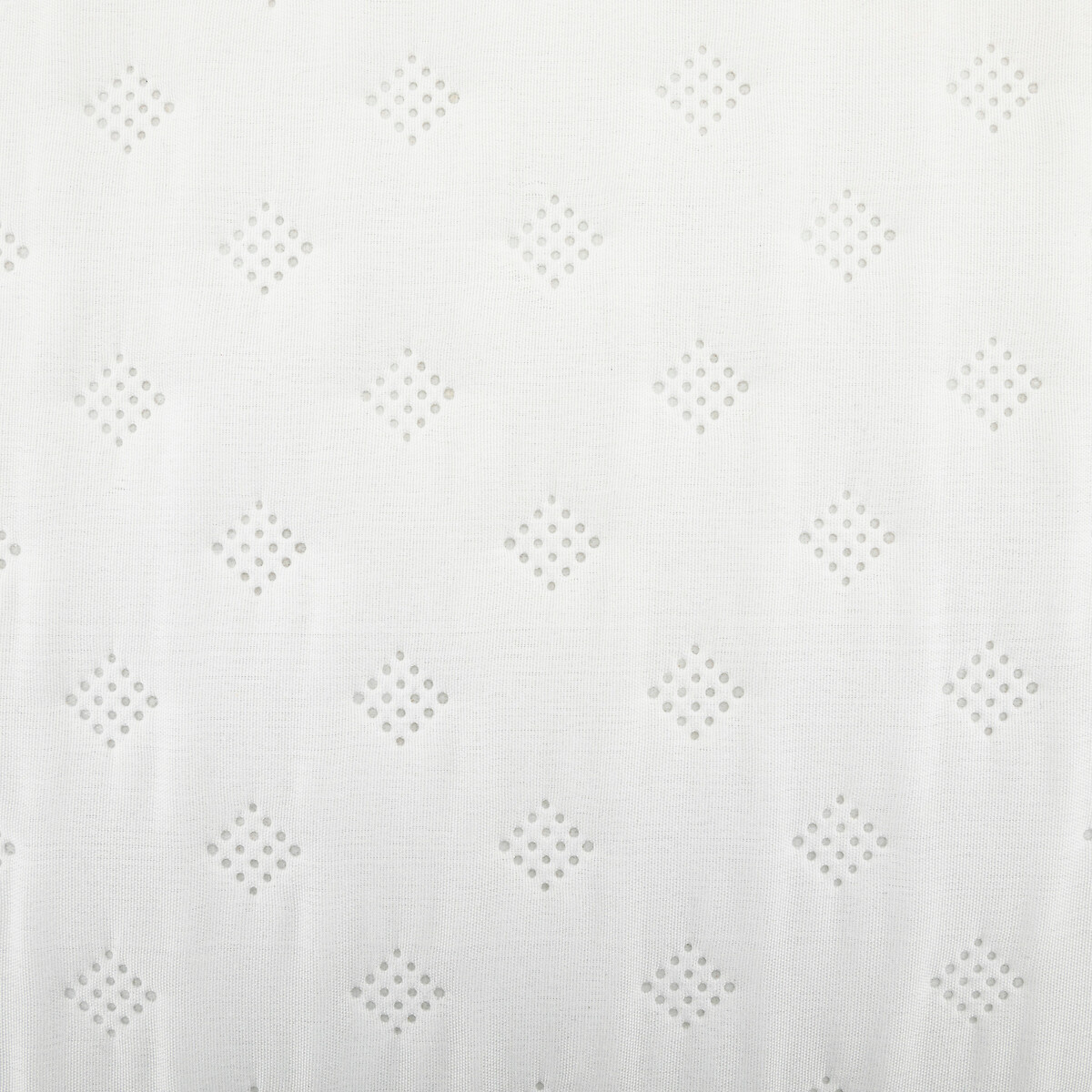 Colcha 240x260cm e 2 capas de almofada KALIA branca 60x60cm