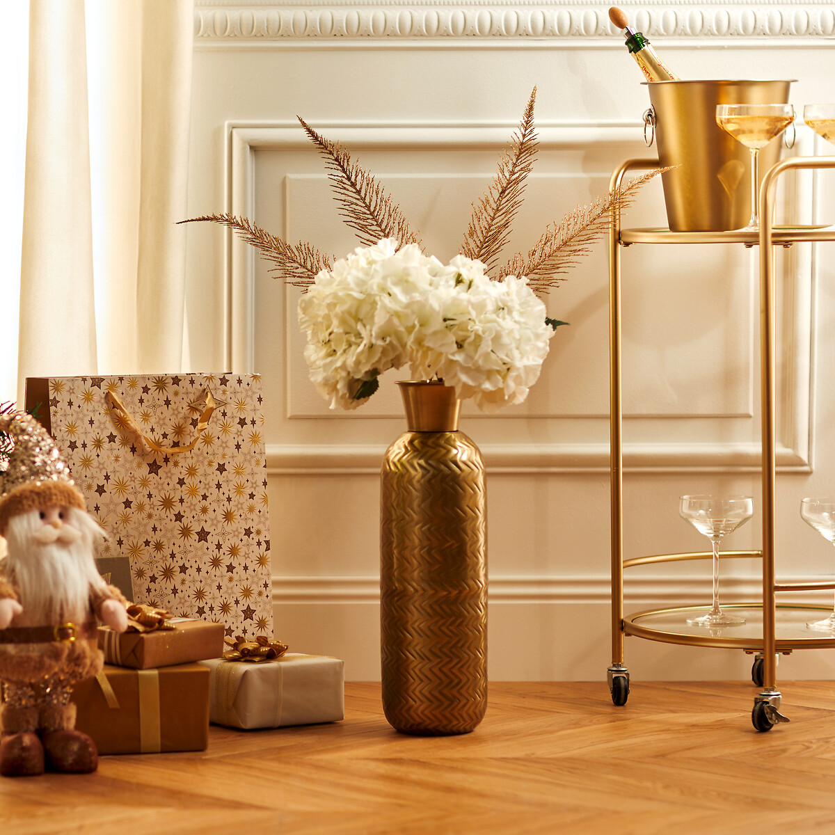 Haste cipreste dourado 75cm