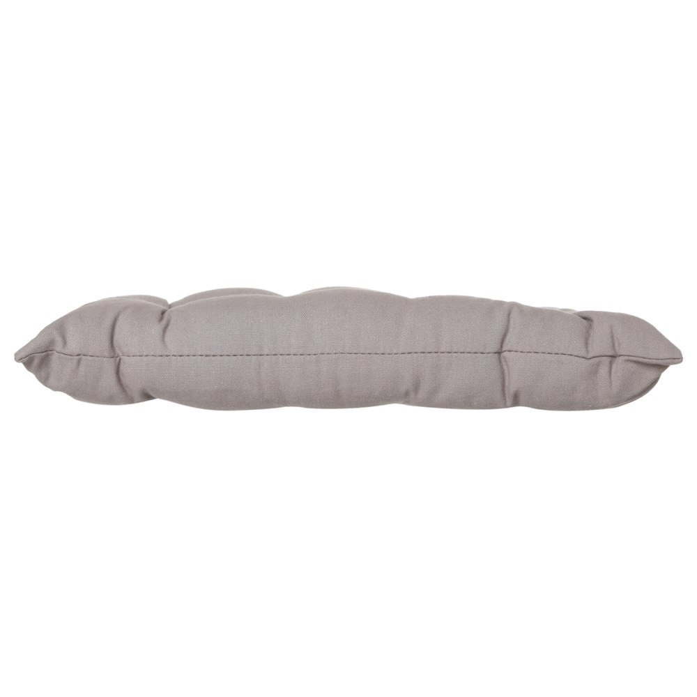 Coxim cinza em algodão 38x38cm,  Coxim cinza em algodão 38x38cm