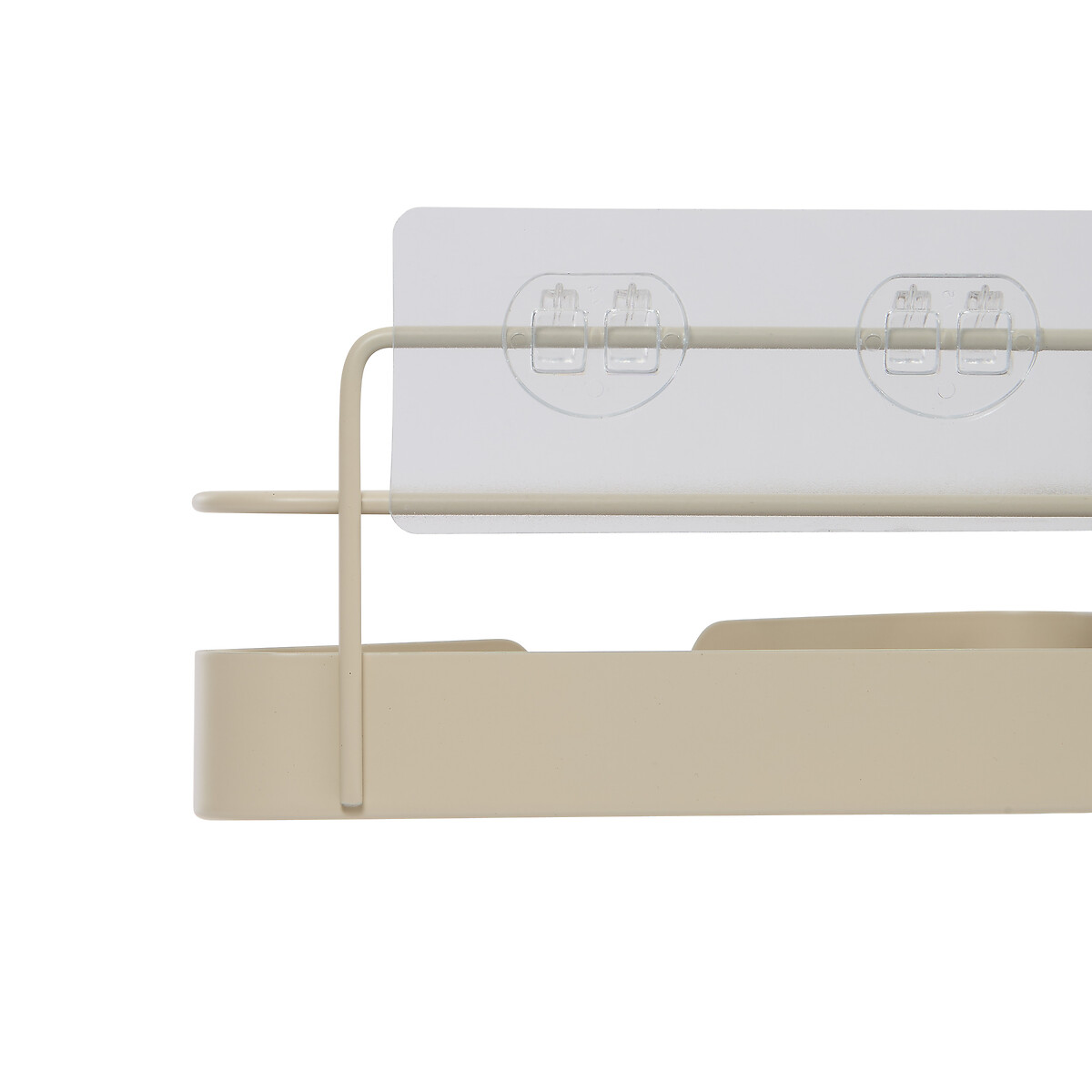 Prateleira wc canto bege com adesivo ARGILEO