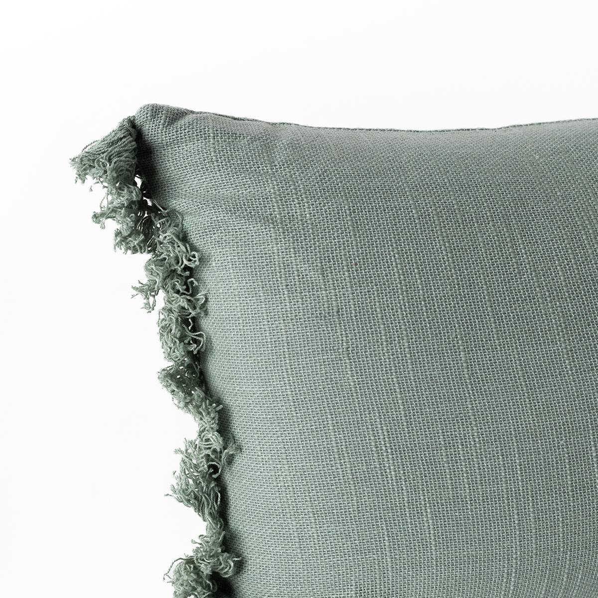 Almofada MILU verde em algod&atilde;o 30x50cm