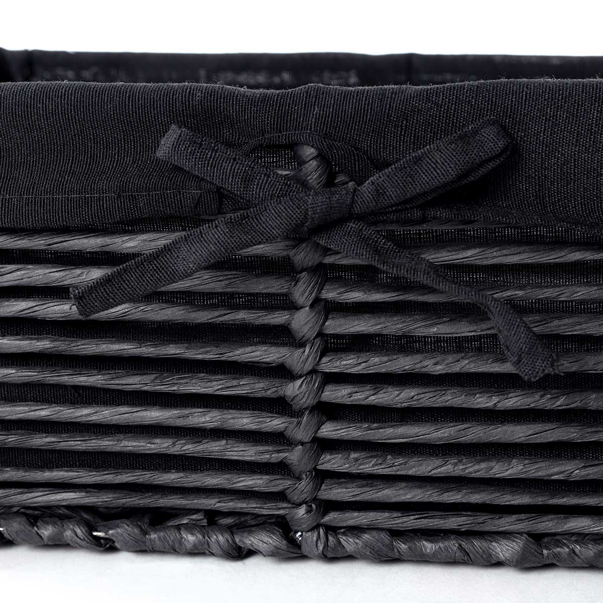 Cesto wc preto 16,5x25cm