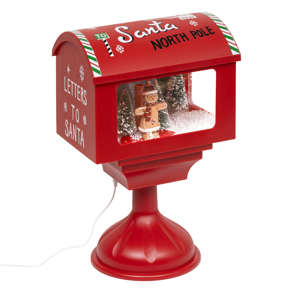 Marco correio com bolacha de gengibre 41cm