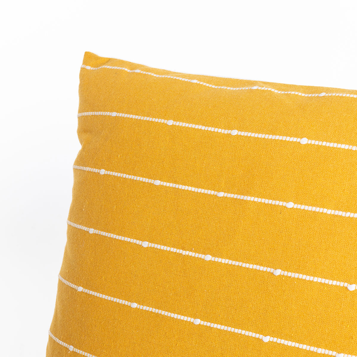 Almofada LINECHIC amarelo em algod&atilde;o 45x45cm