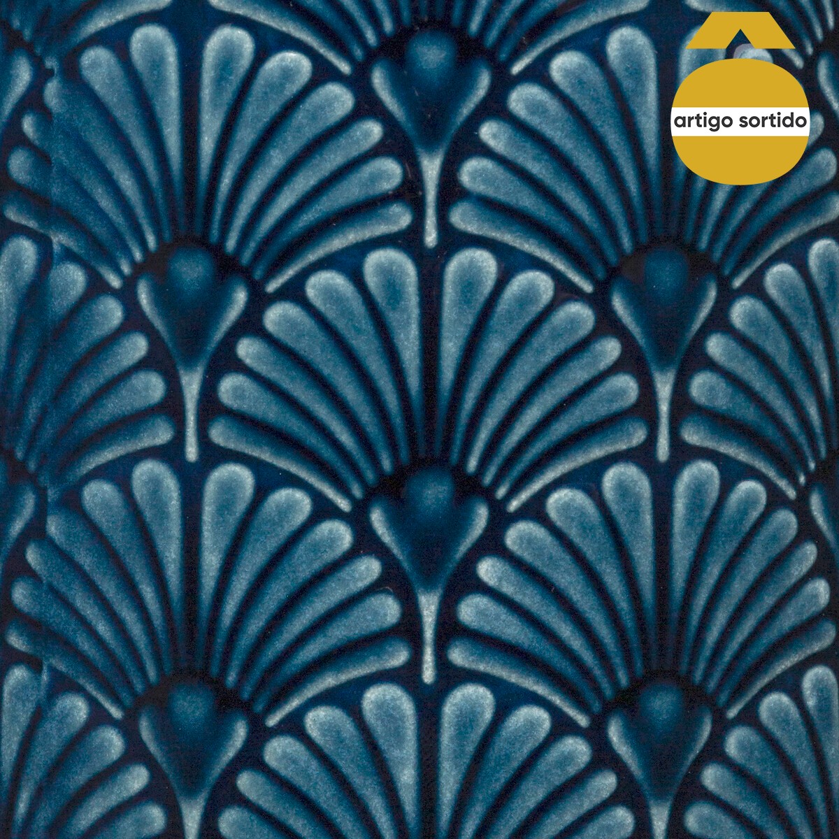 Jarra decorativa folhas FEEL 21,7cm