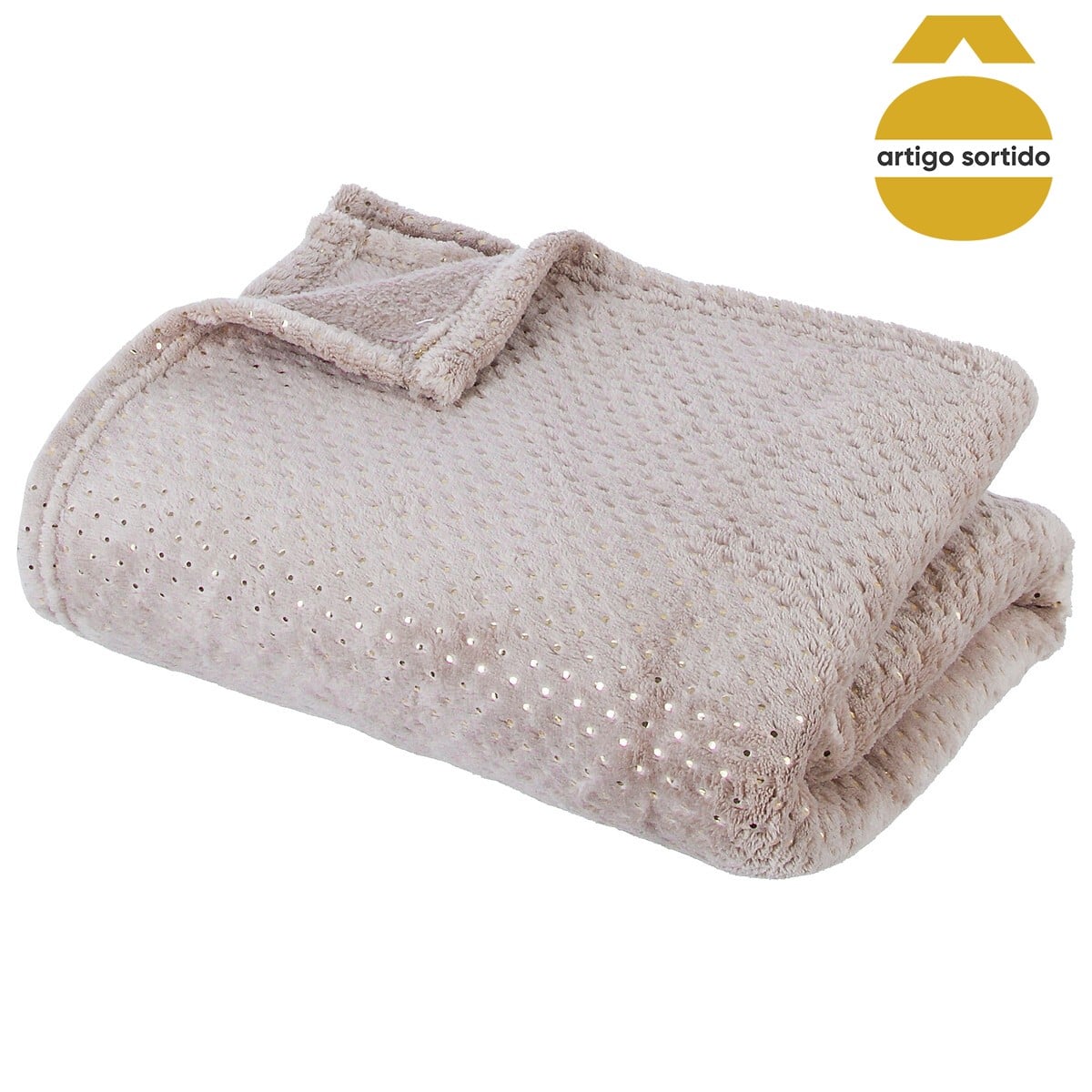 Tessuto Strass Atmosfera Createur D'Interieur – Plaid Scozzese In Poliestere Con Cristalli, 125x150 Cm, Bianco, Perfetto Per Divani E Letti, Elegante E Brillante