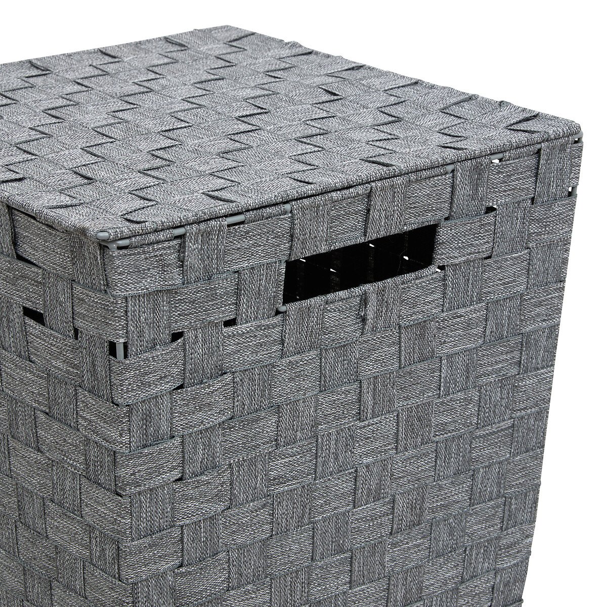 Cesto para roupa wc LISE cinza 50l