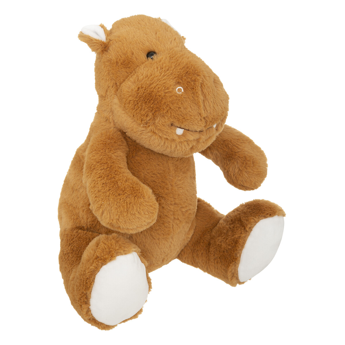 Peluche BIDU hipop&oacute;tamo castanho 30x24x28cm