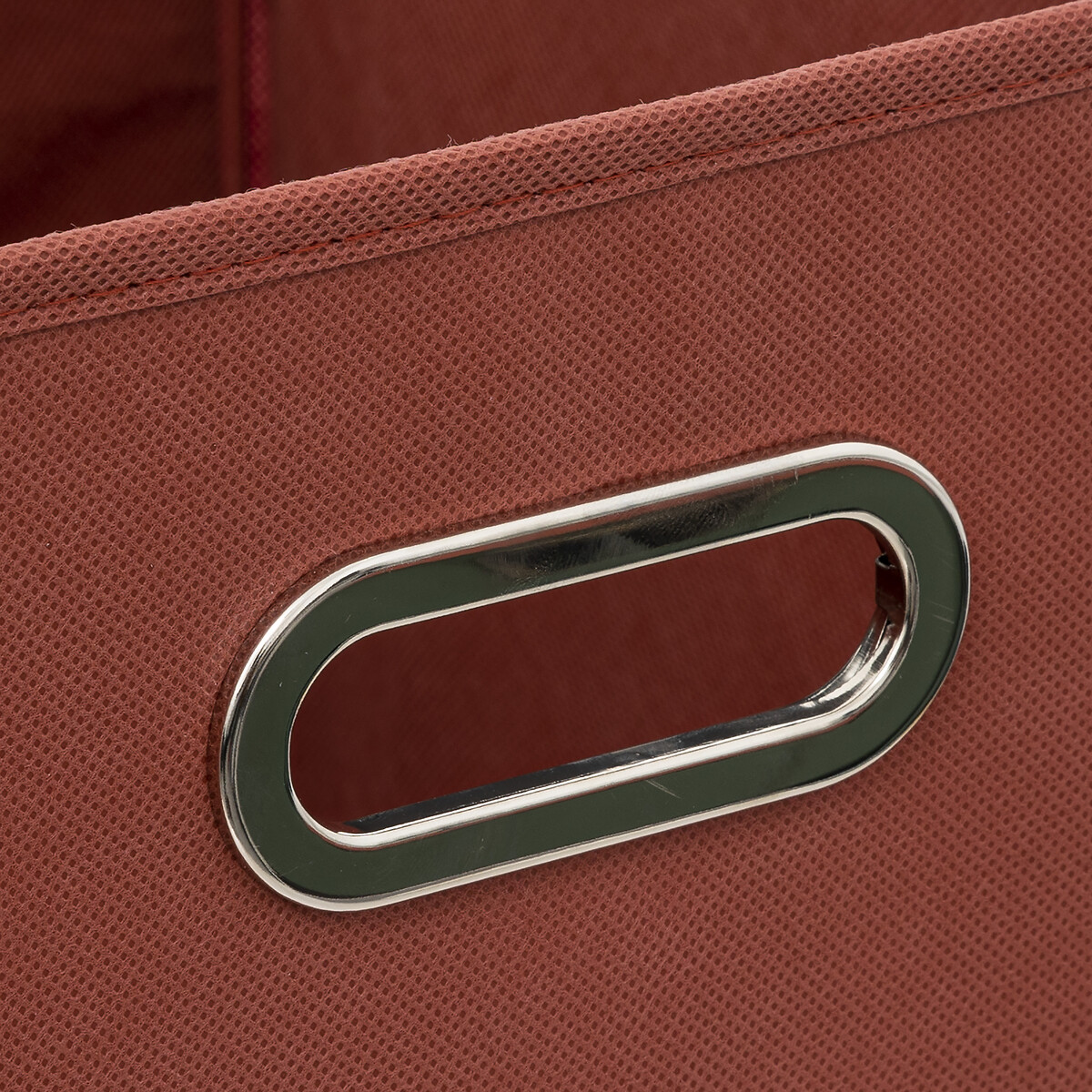 Caixa de arruma&ccedil;&atilde;o terracota 31x31cm