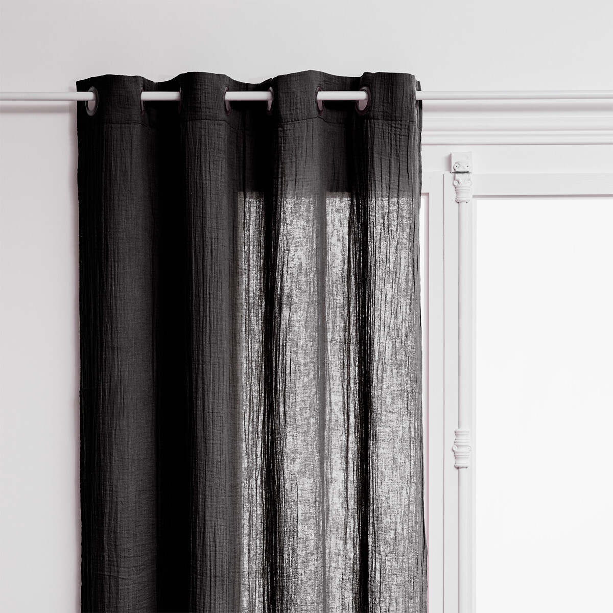 Cortina WINTER LIGHT gaze cinza escuro 130x260cm