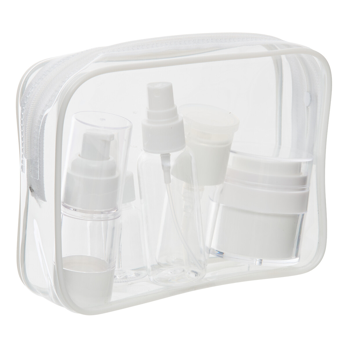 Conjunto de 5 frascos para viagem