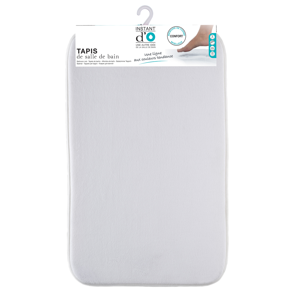 Tapete Wc Branca 80x50cm