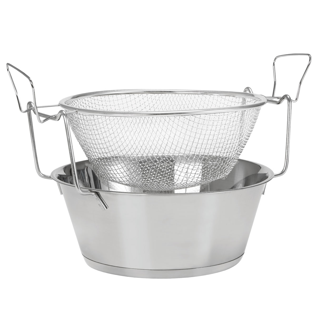 Fritadeira com cesto em inox