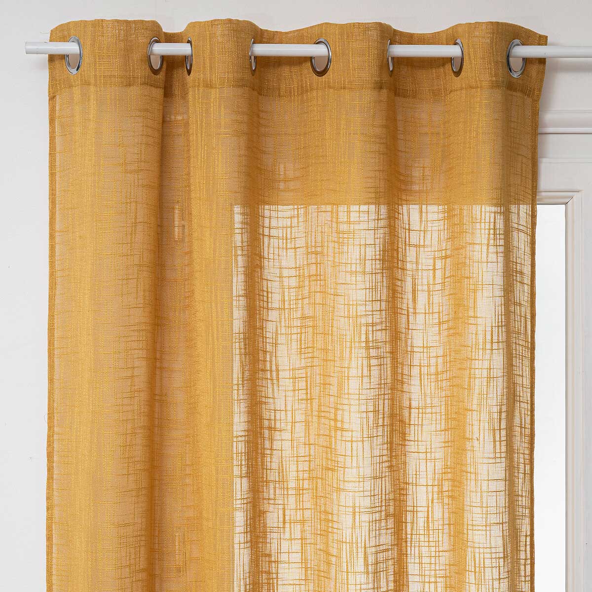 Cortina organza ocre 140x240cm