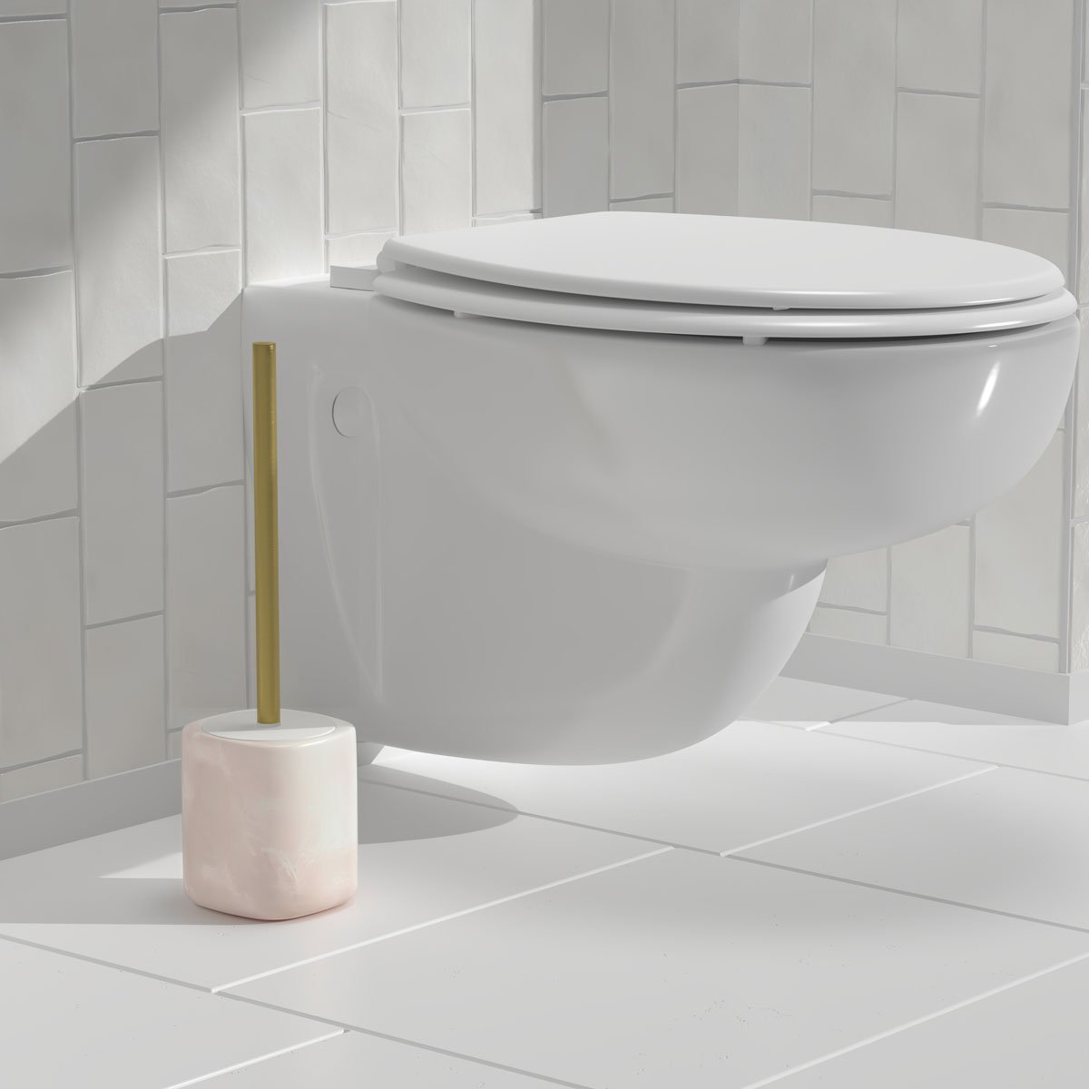 Escova wc CLOUDY branca