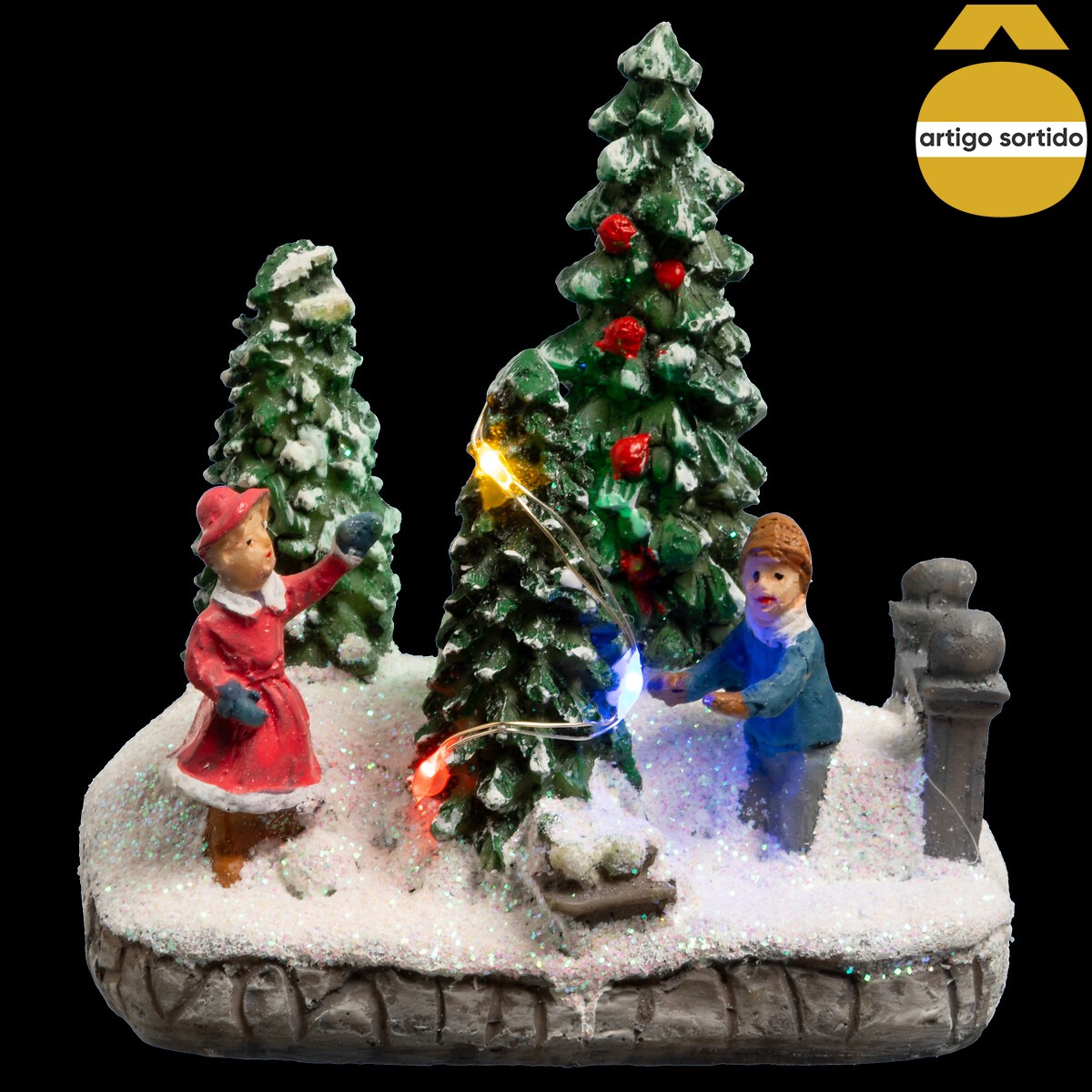 Mini cenário luminoso