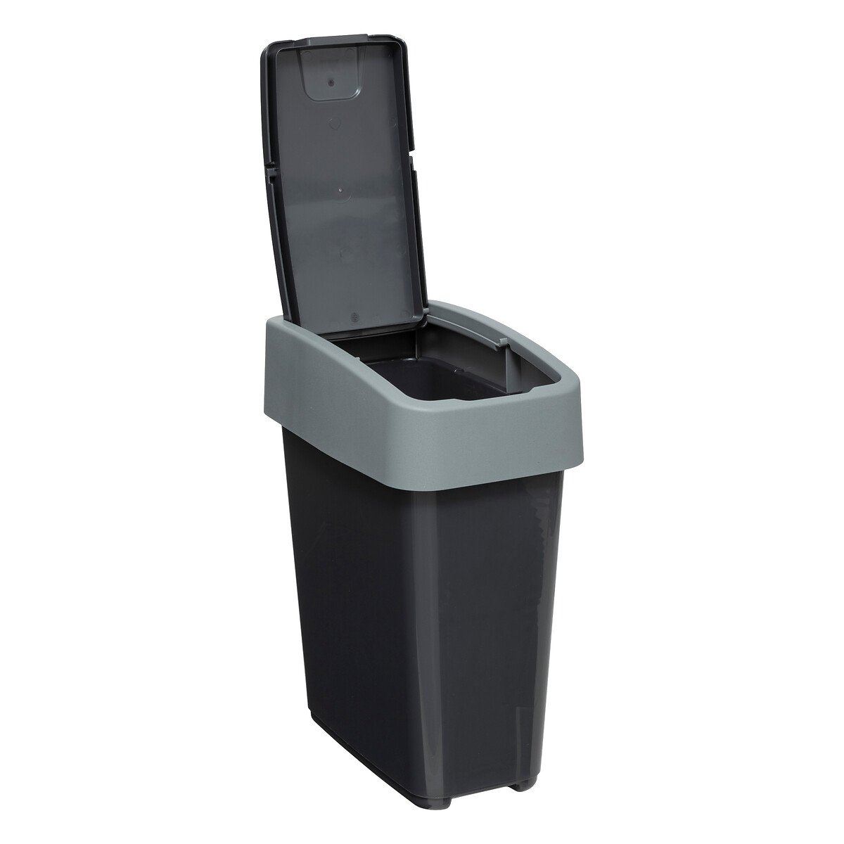 Balde do lixo com 2 aberturas 10l