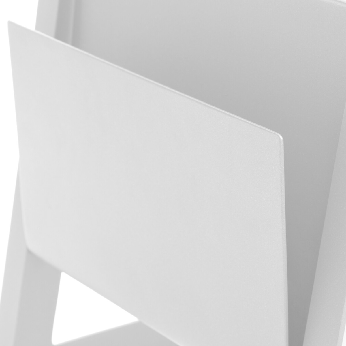 Mesa de apoio ALLURE branco em alum&iacute;nio