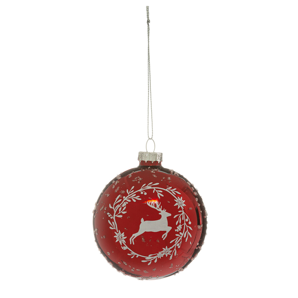 Bola de natal rena 8cm