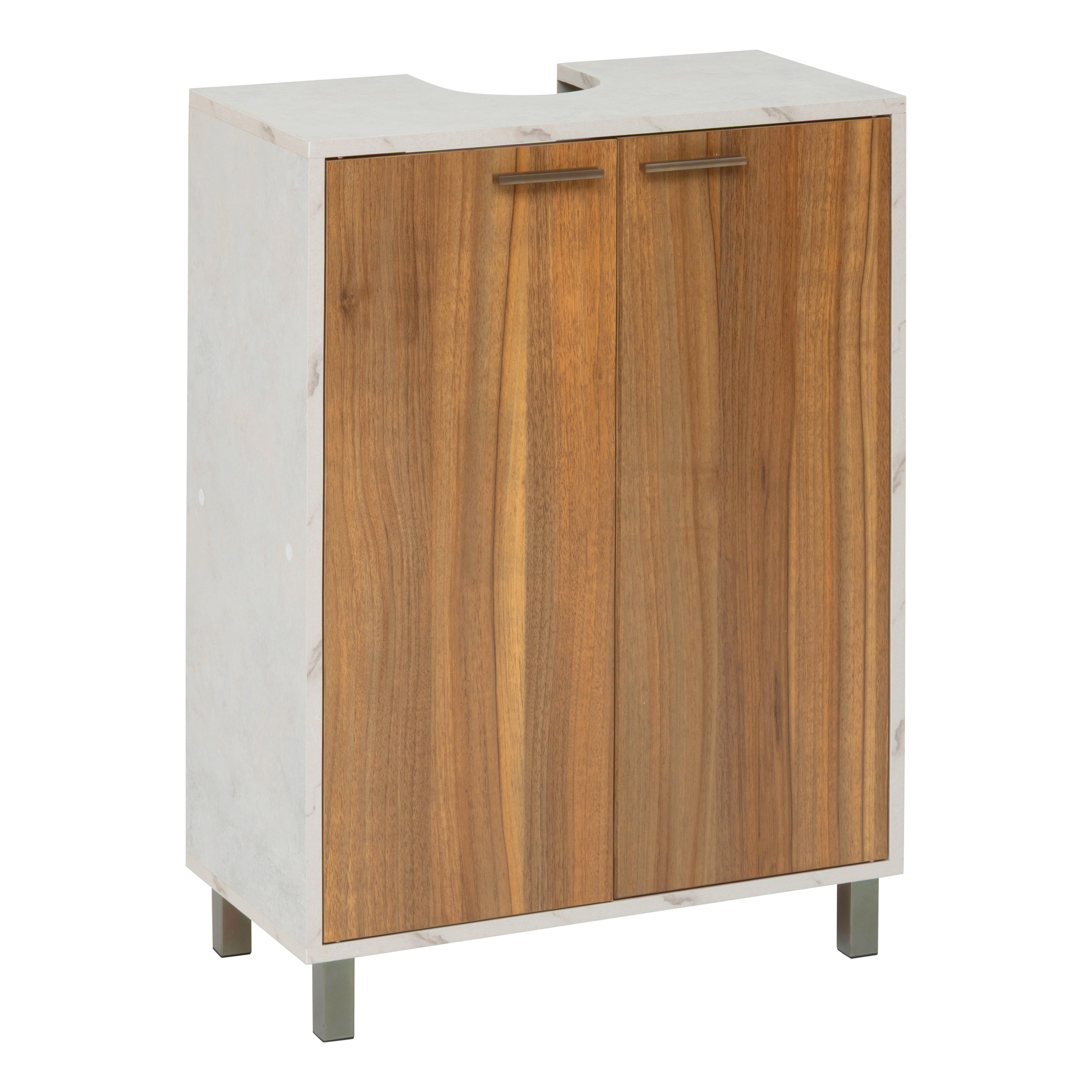 Arm&aacute;rio para lavat&oacute;rio C&Ocirc;ME castanho