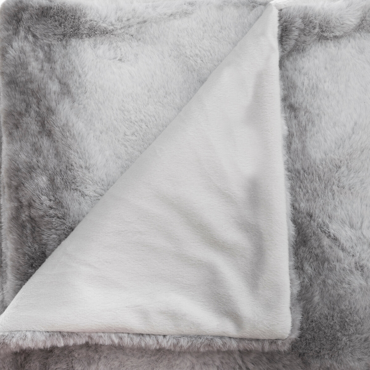 Manta GRIZZLI cinza e branca 130x180cm