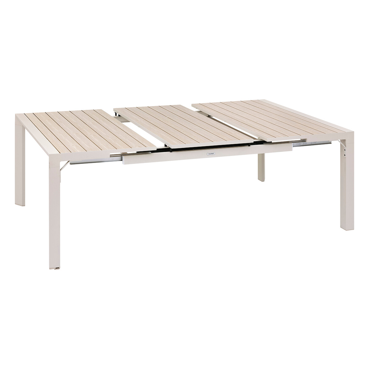 Mesa extensível automática ÉVASION linho 142-202cm,  Mesa extensível automática ÉVASION linho 142-202cm
