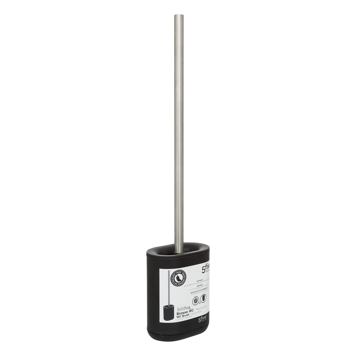 Escova wc SILIFLEX preta