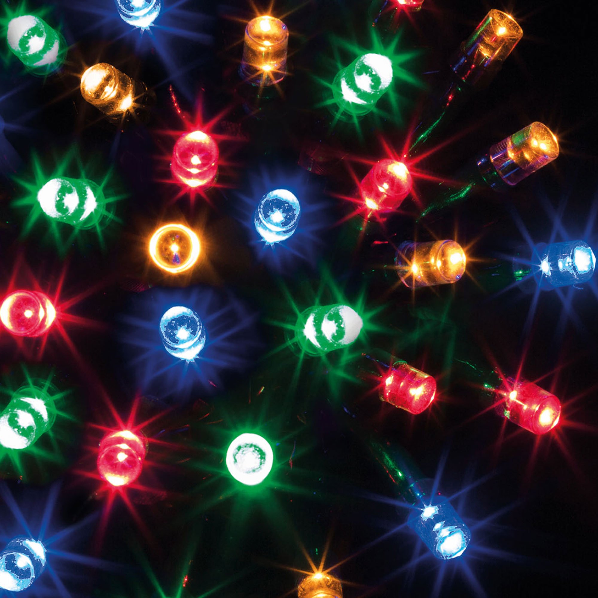 S&eacute;rie luminosa de natal multicolor 320 leds 32m