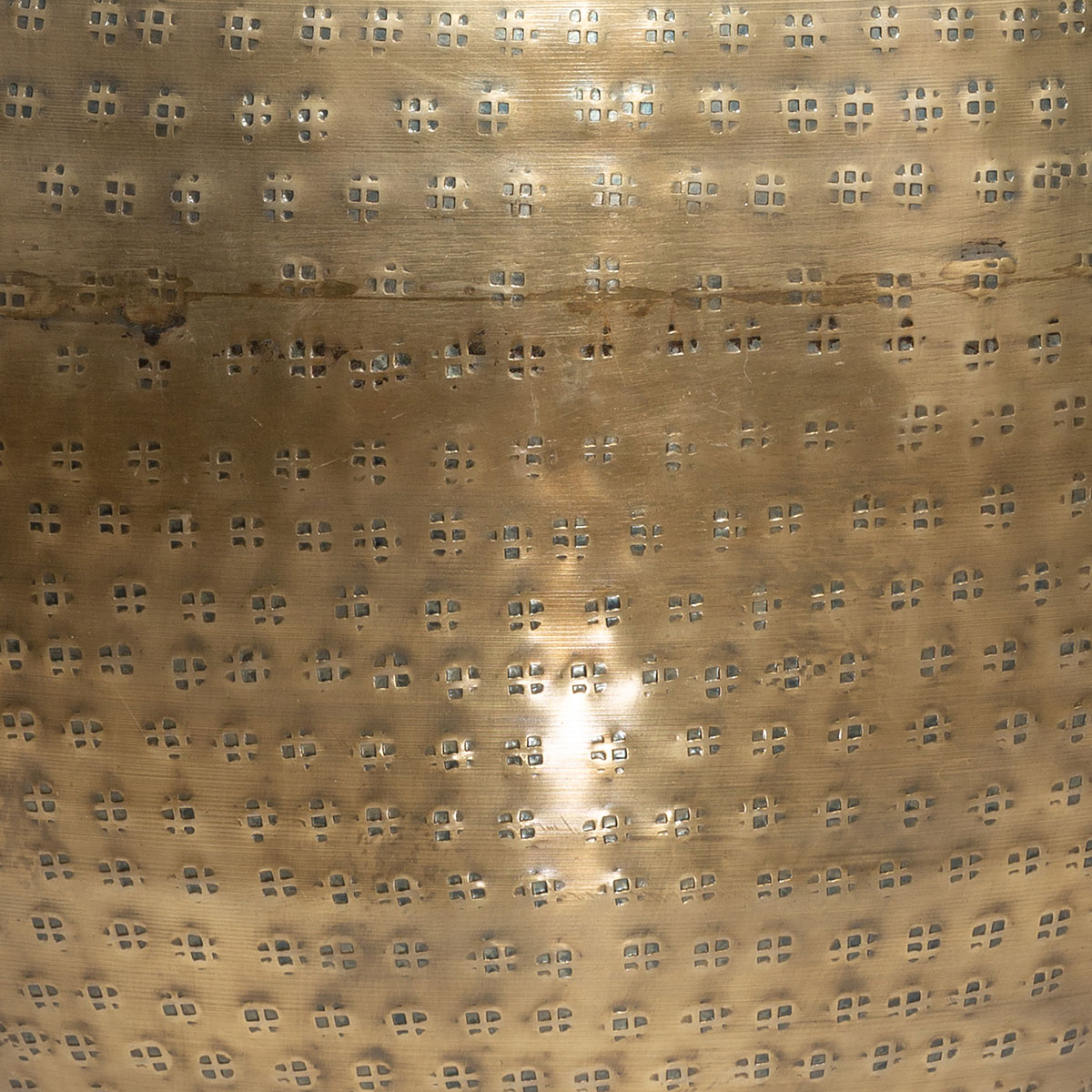 Jarra Oasis Dourada Em Metal 40cm