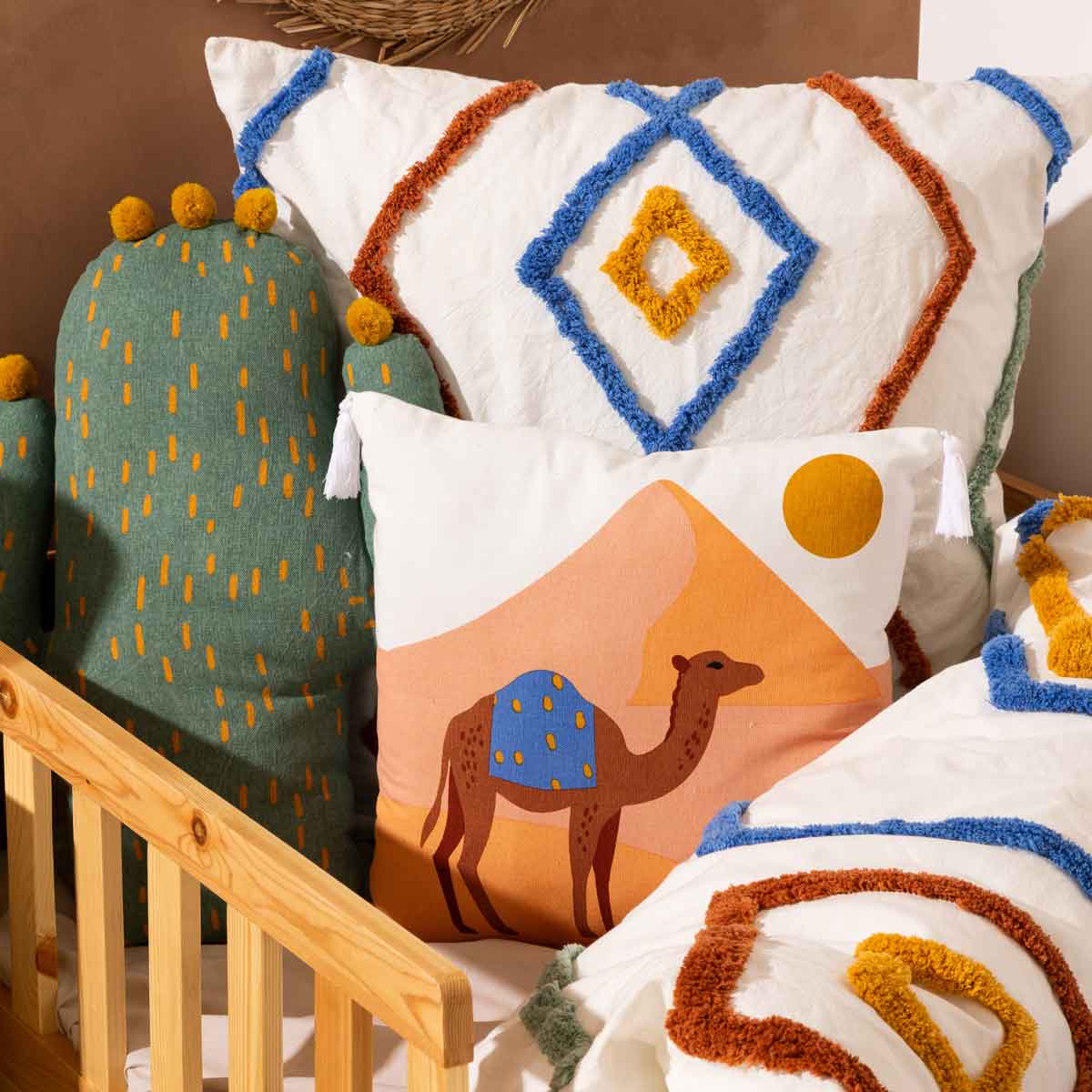 Almofada decorativa EVASION MAROCAINE 40x40cm