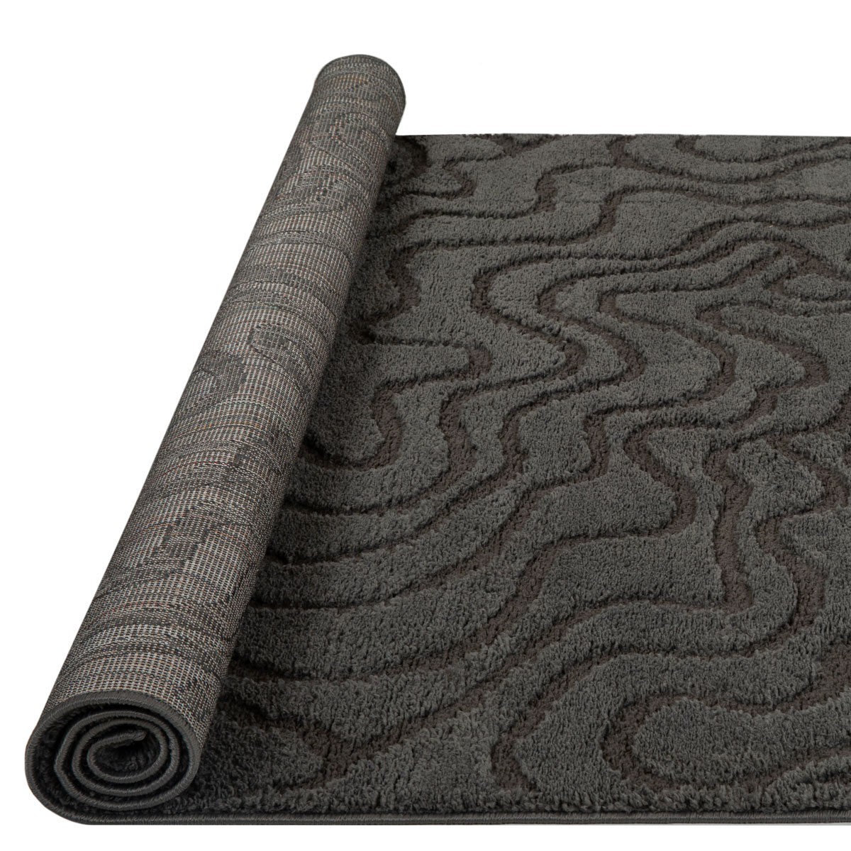Tapete LOY cinza escuro 133x190cm
