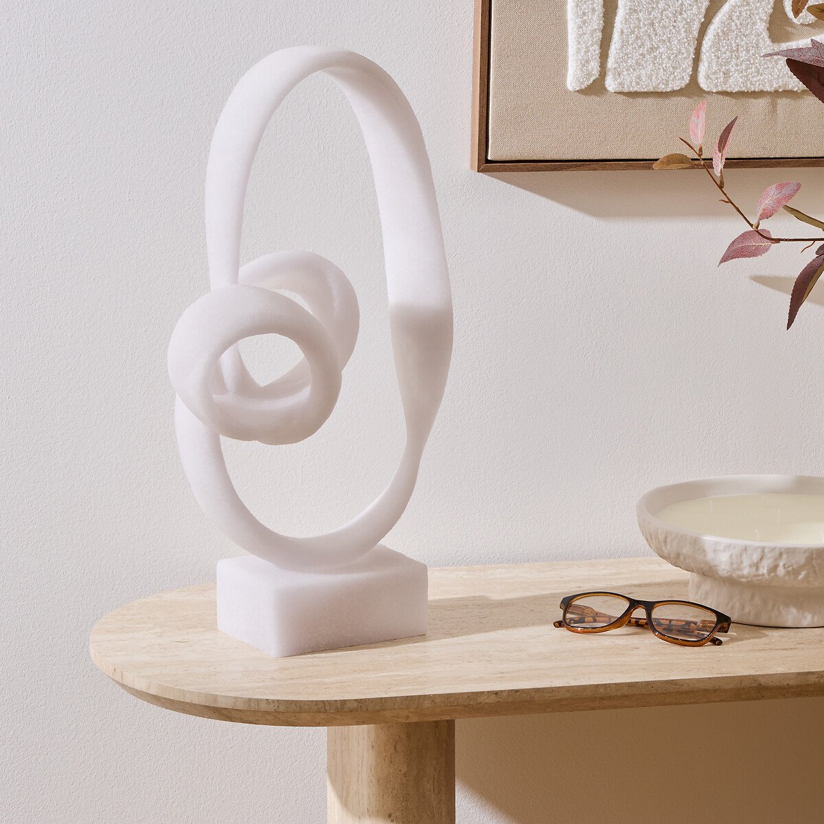 Estatueta decorativa LOUAN branco 45cm