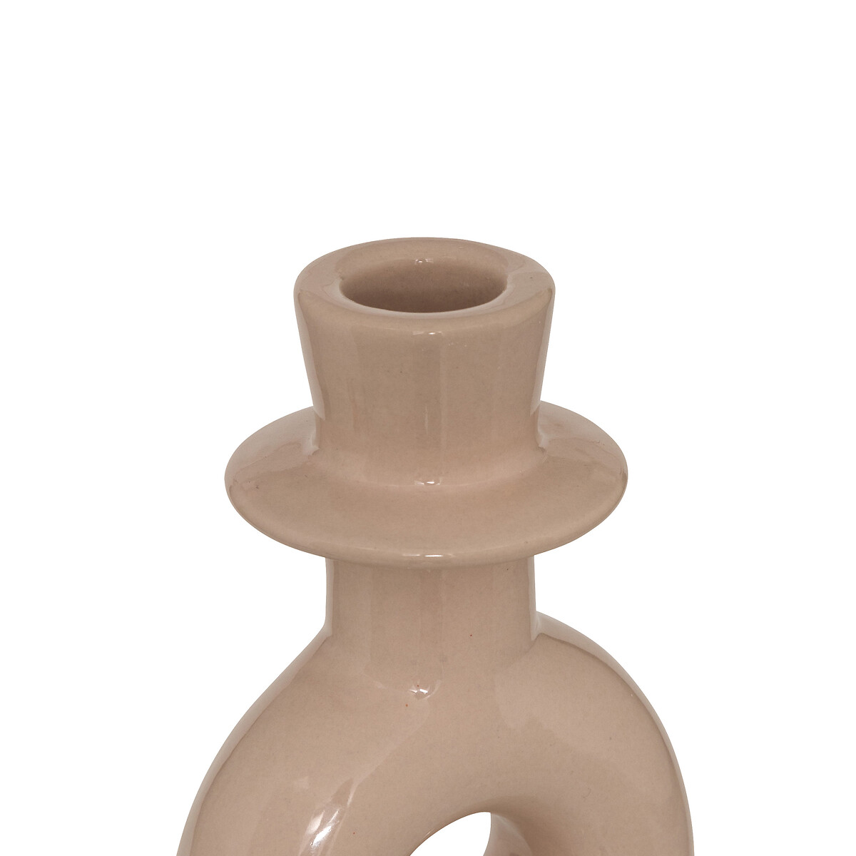 Conjunto de 2 castiçais MALA em cerâmica 18/25cm