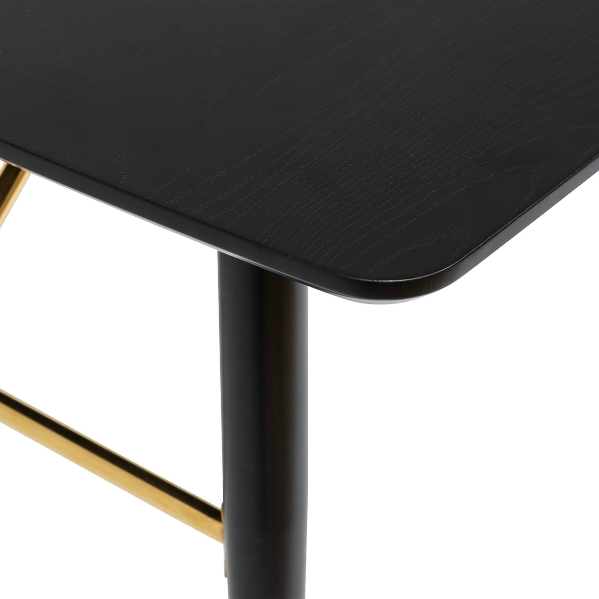 Mesa de jantar extens&iacute;vel AUBREY preta