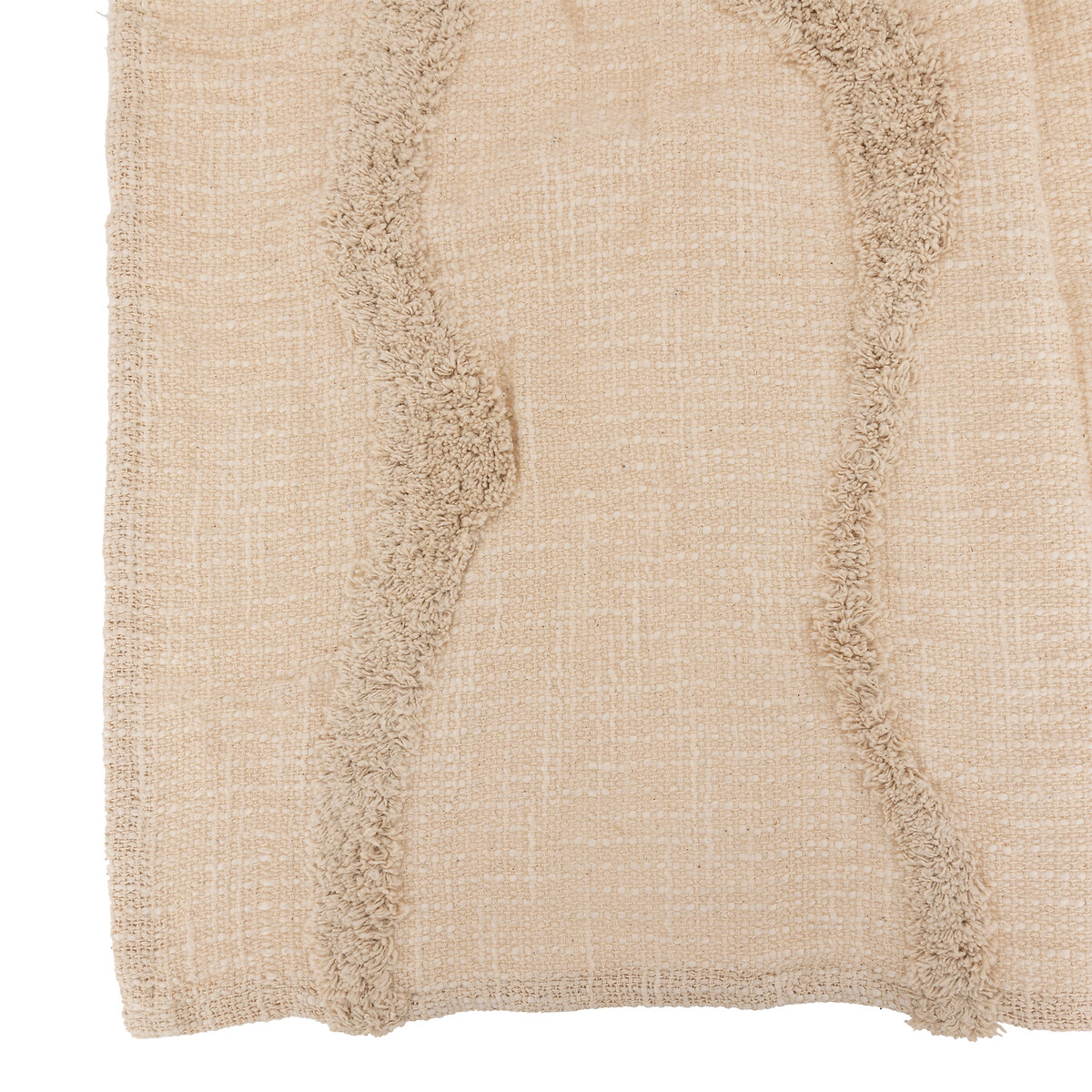 Colcha SLUB tuft bege 240x260cm,  Colcha SLUB tuft bege 240x260cm